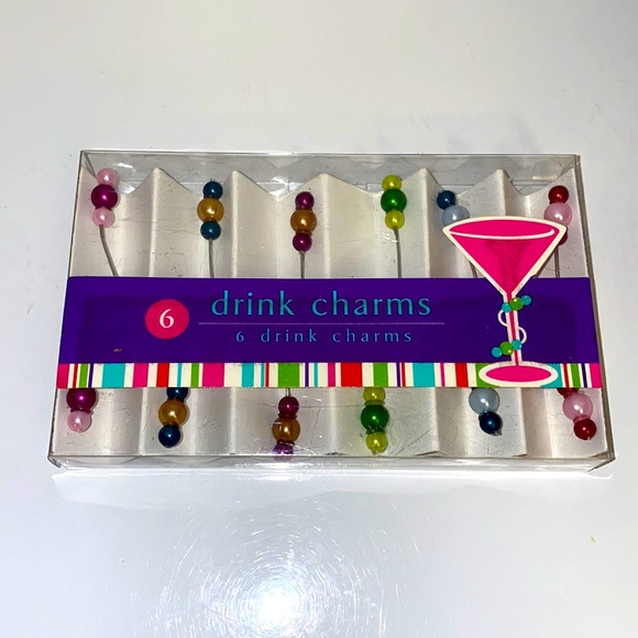 Martini Glass Drink Charms - Picture 1 of 3